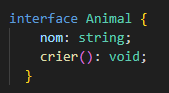 Interface TypeScript